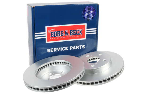 Borg & Beck BBD5538 2x Brake Discs Pair Vented
