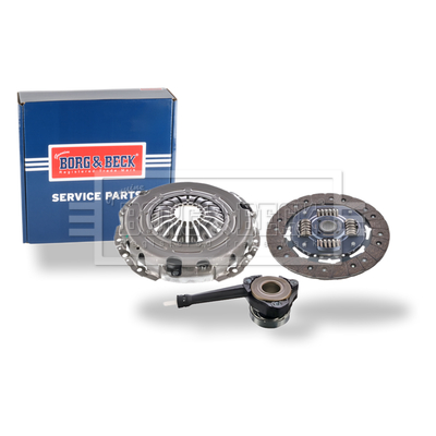 Borg & Beck HKT1581 Clutch Kit 3pc (Cover+Plate+CSC)