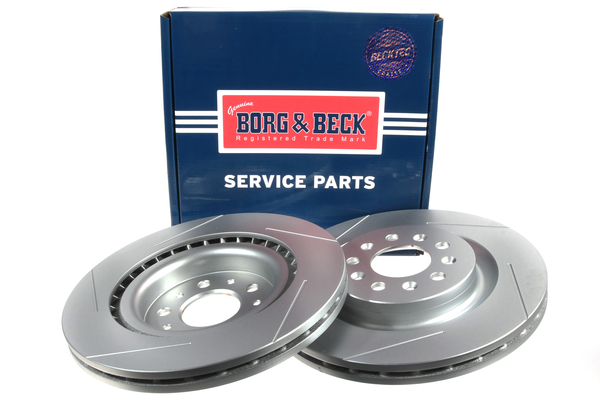 Borg & Beck BBD5547 2x Brake Discs Pair Vented