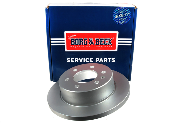 Borg & Beck BBD6229S 2x Brake Discs Pair Solid