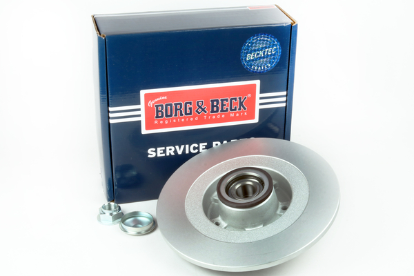 Borg & Beck BBD6231S 2x Brake Discs Pair Solid