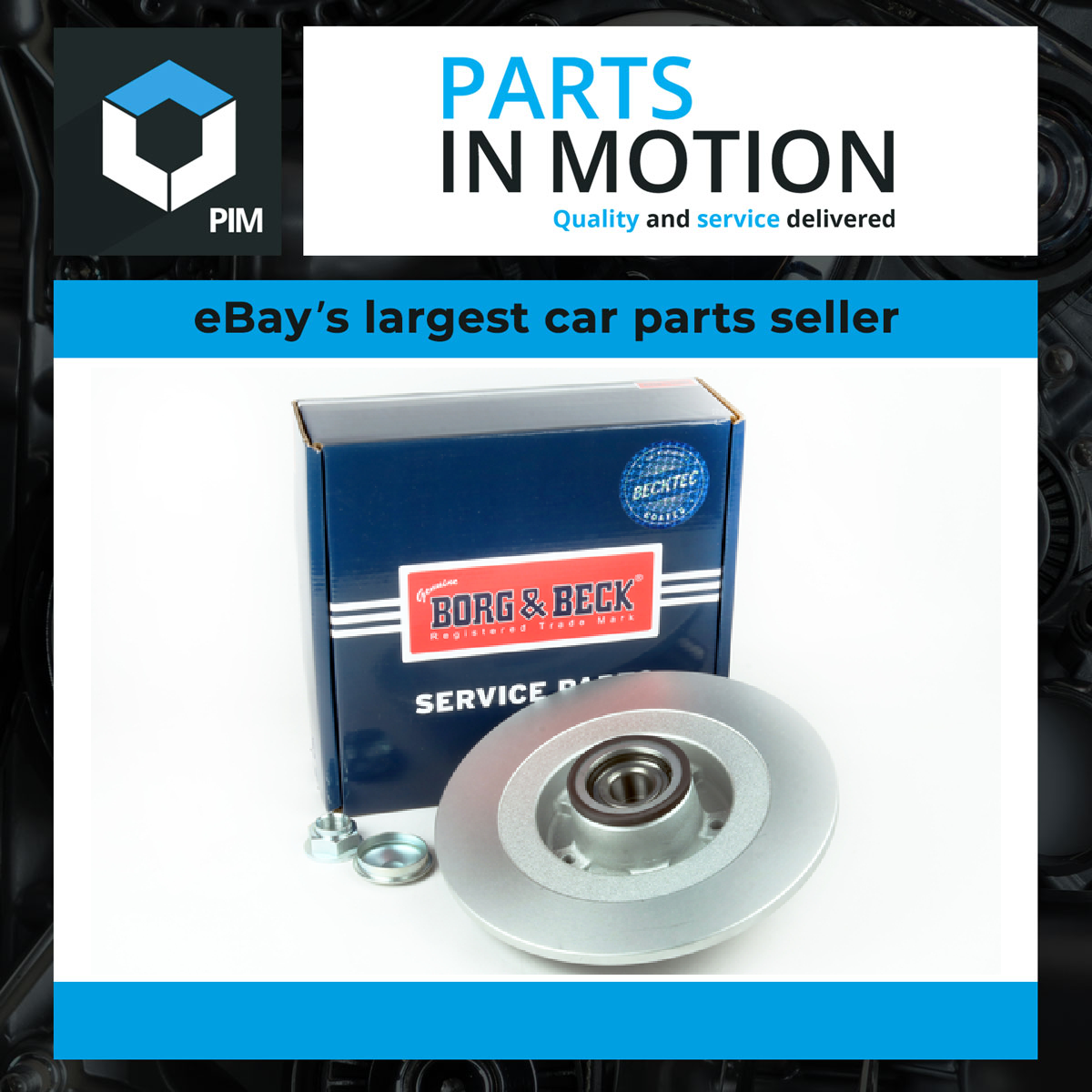 Borg & Beck 2x Brake Discs Pair Solid Rear BBD6231S [PM1901481]