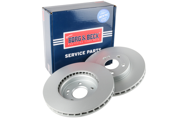 Borg & Beck BBD5616 2x Brake Discs Pair Vented