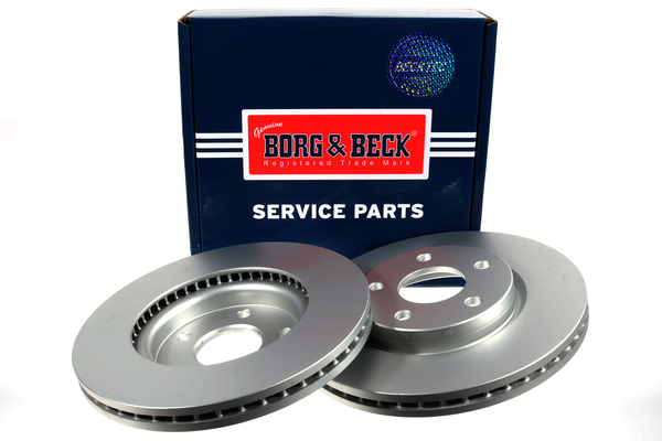 Borg & Beck BBD5619 2x Brake Discs Pair Vented