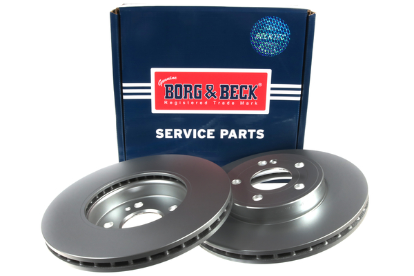 Borg & Beck BBD5621 2x Brake Discs Pair Vented