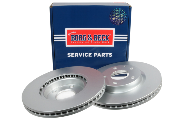 Borg & Beck BBD5627 2x Brake Discs Pair Vented