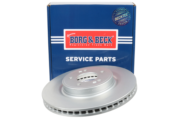 Borg & Beck BBD6257S 2x Brake Discs Pair Vented