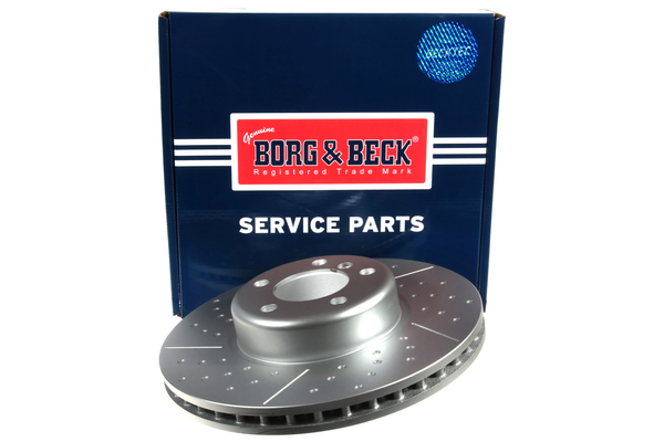 Borg & Beck BBD7012S 2x Brake Discs Pair Vented