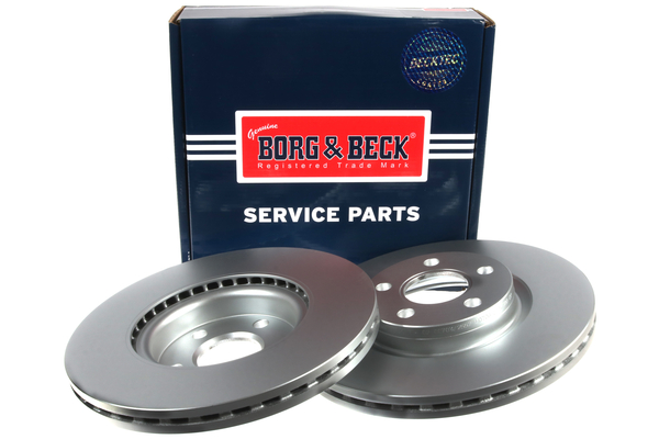 Borg & Beck BBD5639 2x Brake Discs Pair Vented