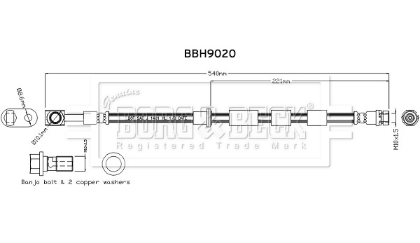 Borg & Beck BBH9020