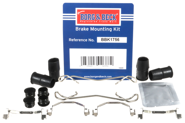 Borg & Beck BBK1756 Brake Pad Fitting Kit