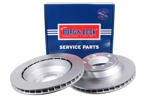 Borg & Beck BBD5632 2x Brake Discs Pair Vented