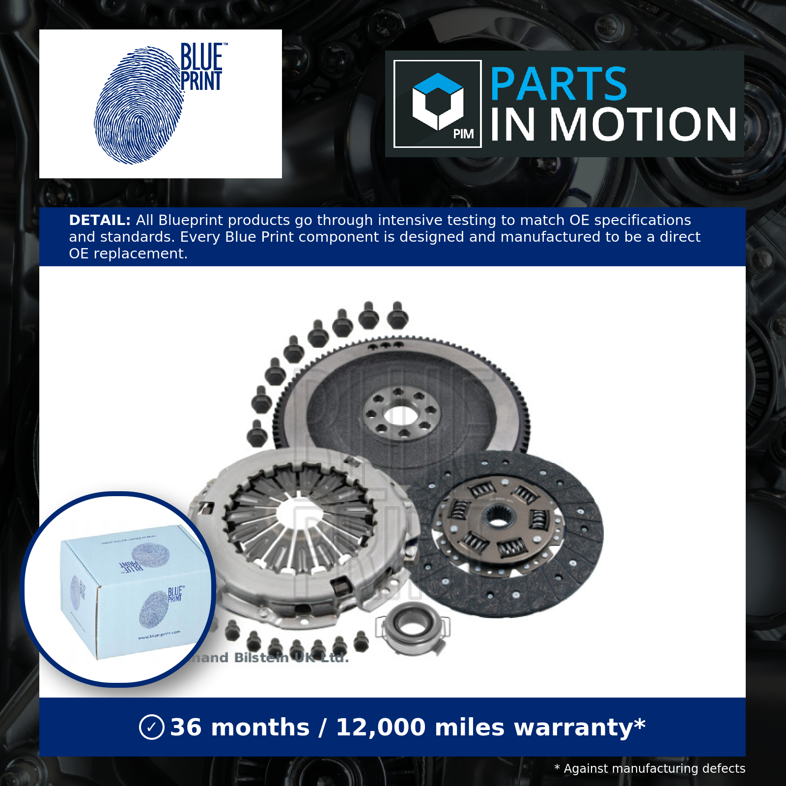 Blue Print Dual to Solid Flywheel Clutch Conversion Kit ADT330206 [PM101443]