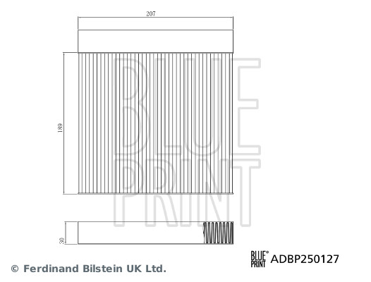 Blue Print ADBP250127 Pollen / Cabin Filter