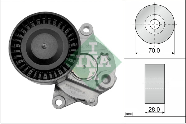 INA 533001710 Aux Belt Tensioner