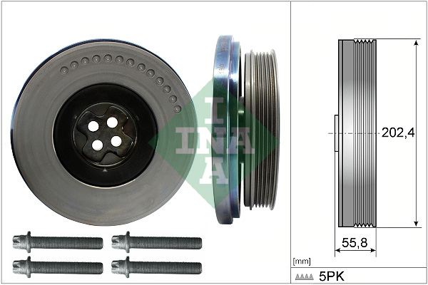 INA 544060320 Crankshaft Pulley