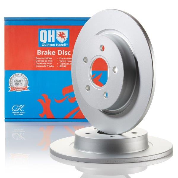 Quinton Hazell BDC5489 2x Brake Discs Pair Solid