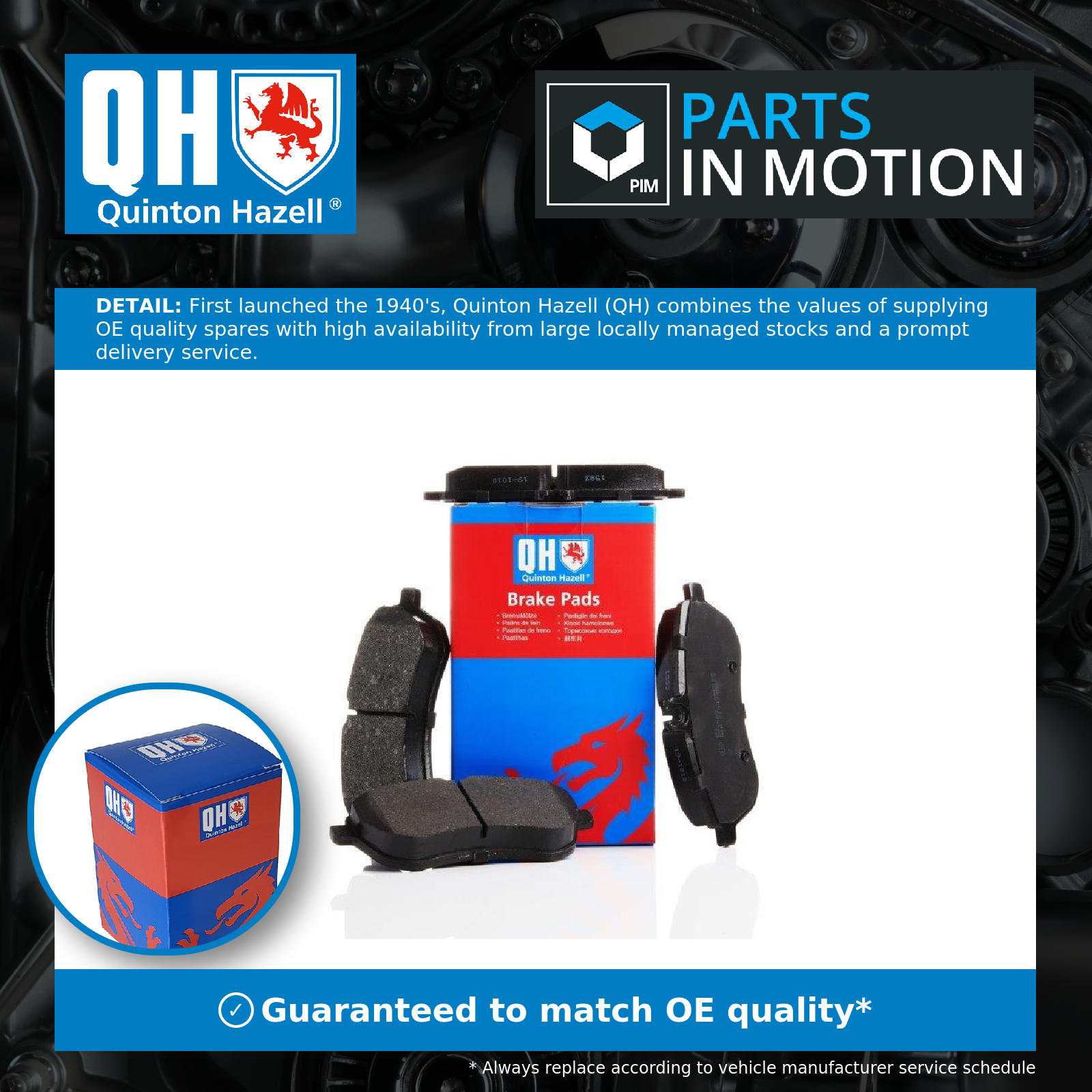 Quinton Hazell Brake Pads Set Front BP1583 [PM862140]