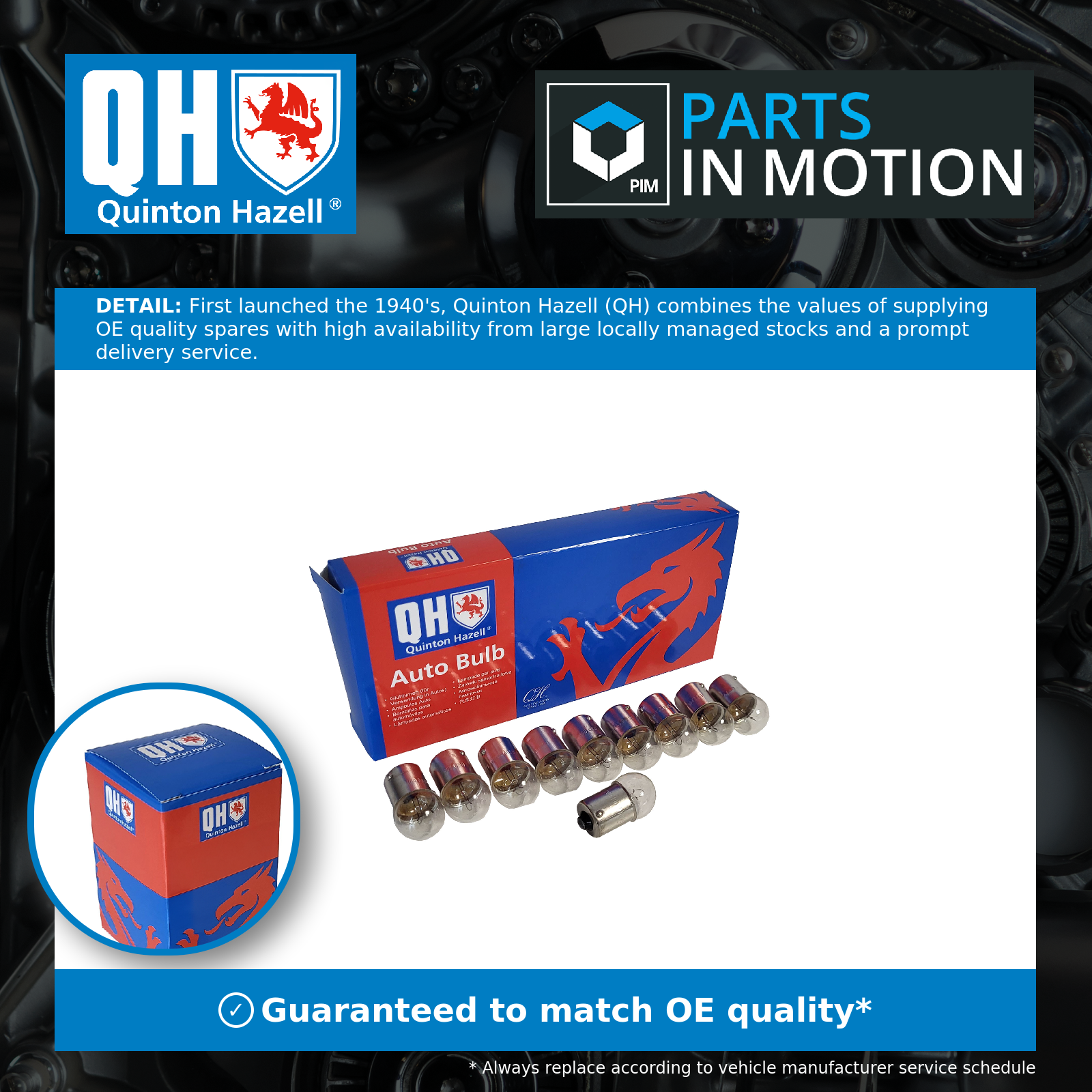 Quinton Hazell Bulb QBL209 [PM867922]