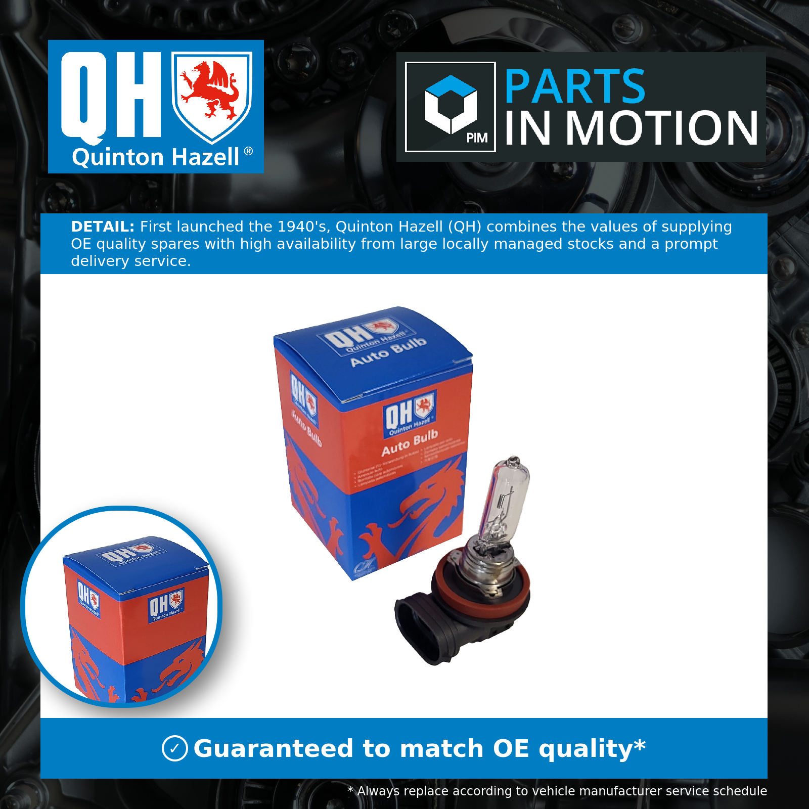 Quinton Hazell Qh 12v 65w H9 QBL709 [PM1838121]
