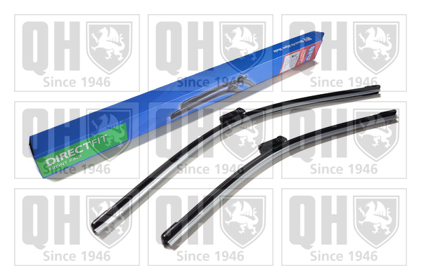 Quinton Hazell QDW105 2x Wiper Blades (Pair) Flat / Aero type