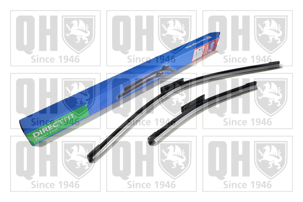Quinton Hazell QDW109 2x Wiper Blades (Pair) Flat / Aero type
