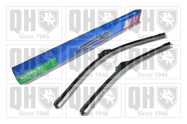 Quinton Hazell QDW111 2x Wiper Blades (Pair) Flat / Aero type