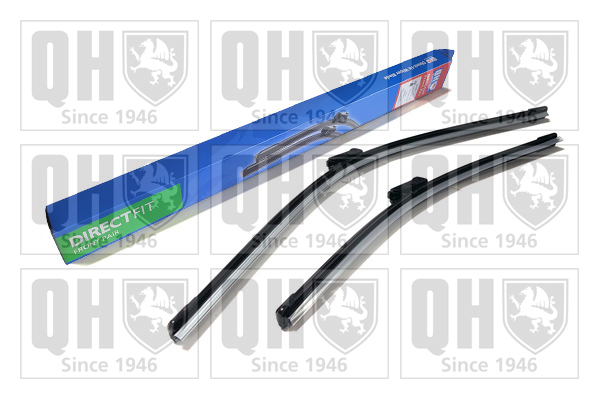 Quinton Hazell QDW116 2x Wiper Blades (Pair) Flat / Aero type