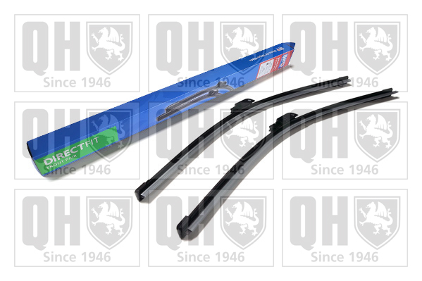 Quinton Hazell QDW117 2x Wiper Blades (Pair) Flat / Aero type
