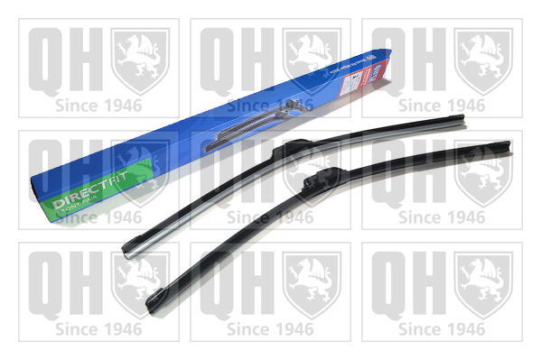 Quinton Hazell QDW121 2x Wiper Blades (Pair) Flat / Aero type
