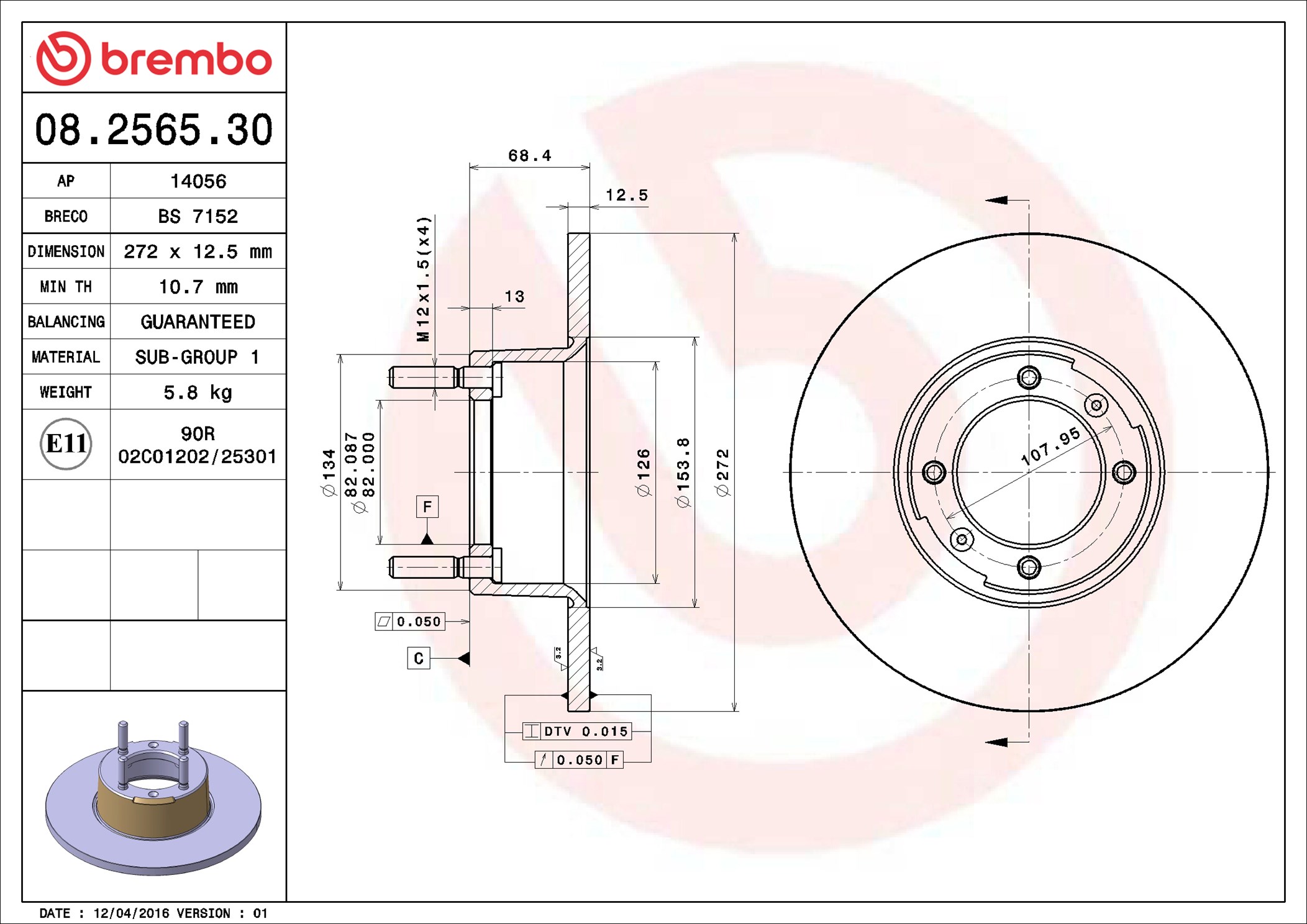 Brembo 08.2565.30