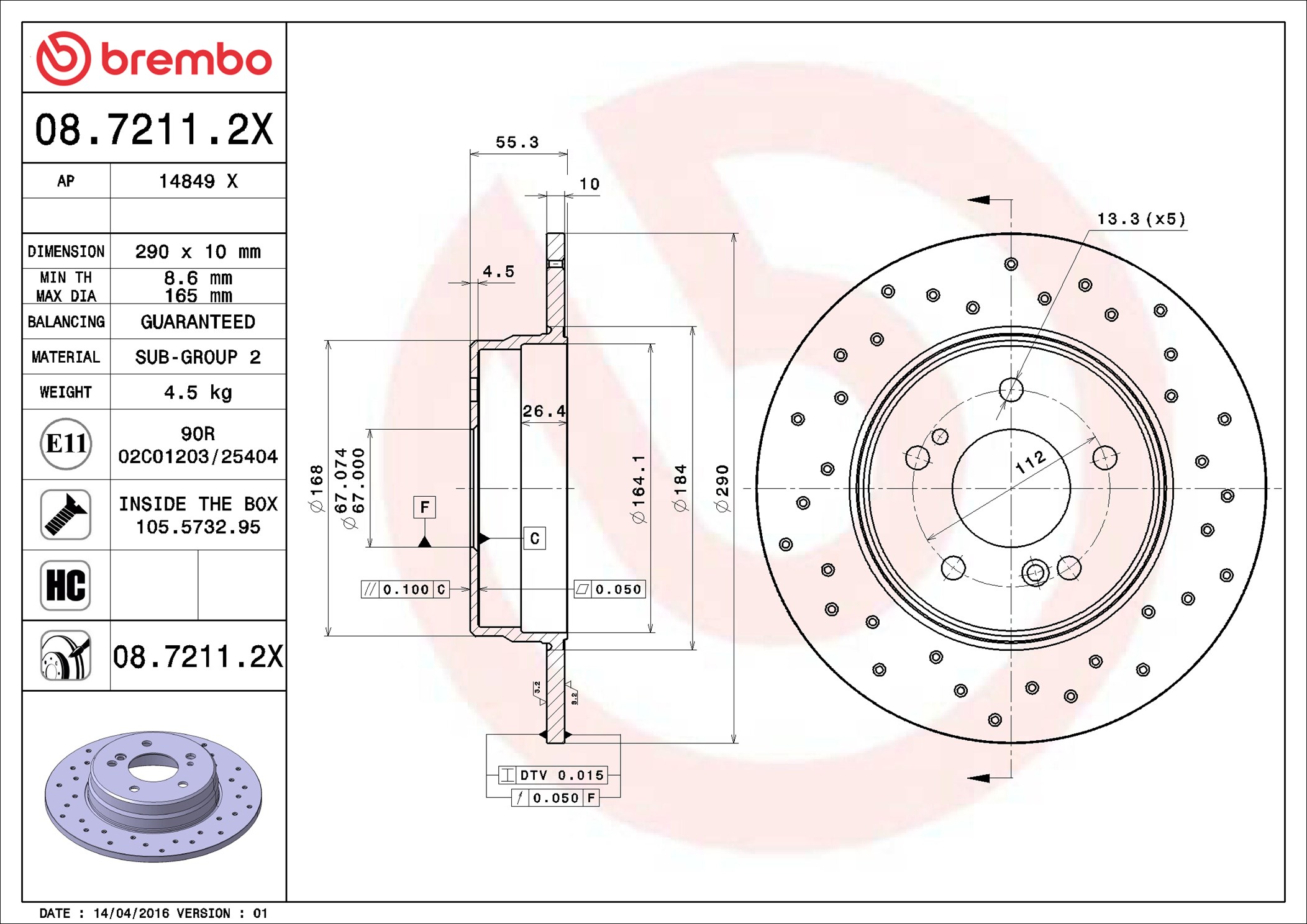 Brembo 08.7211.2X