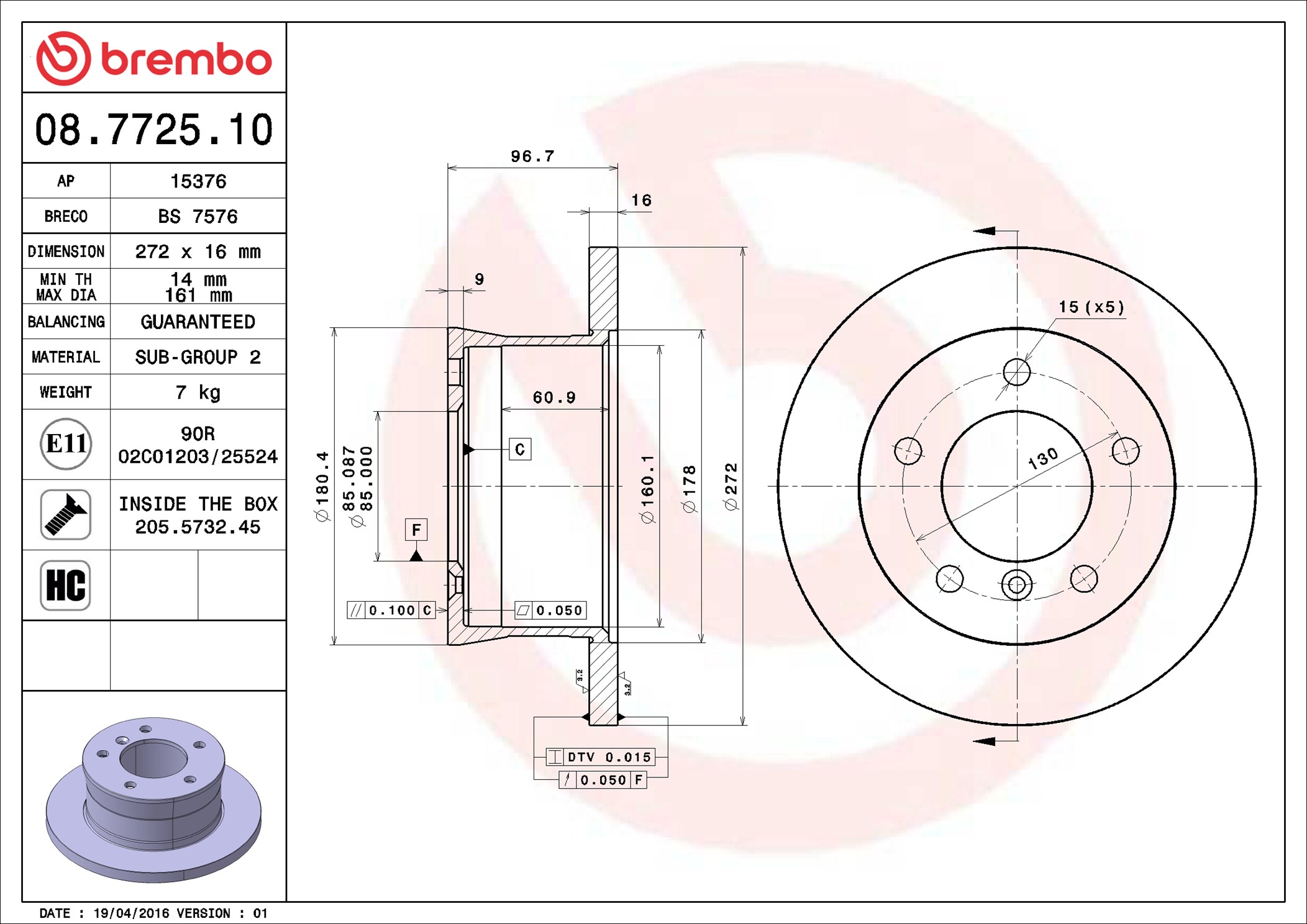 Brembo 08.7725.10