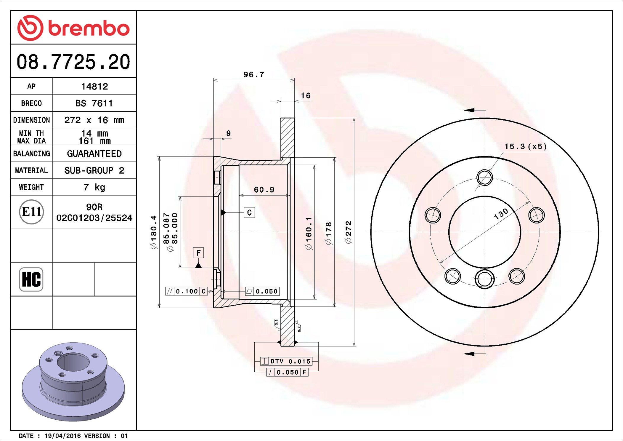 Brembo 08.7725.20