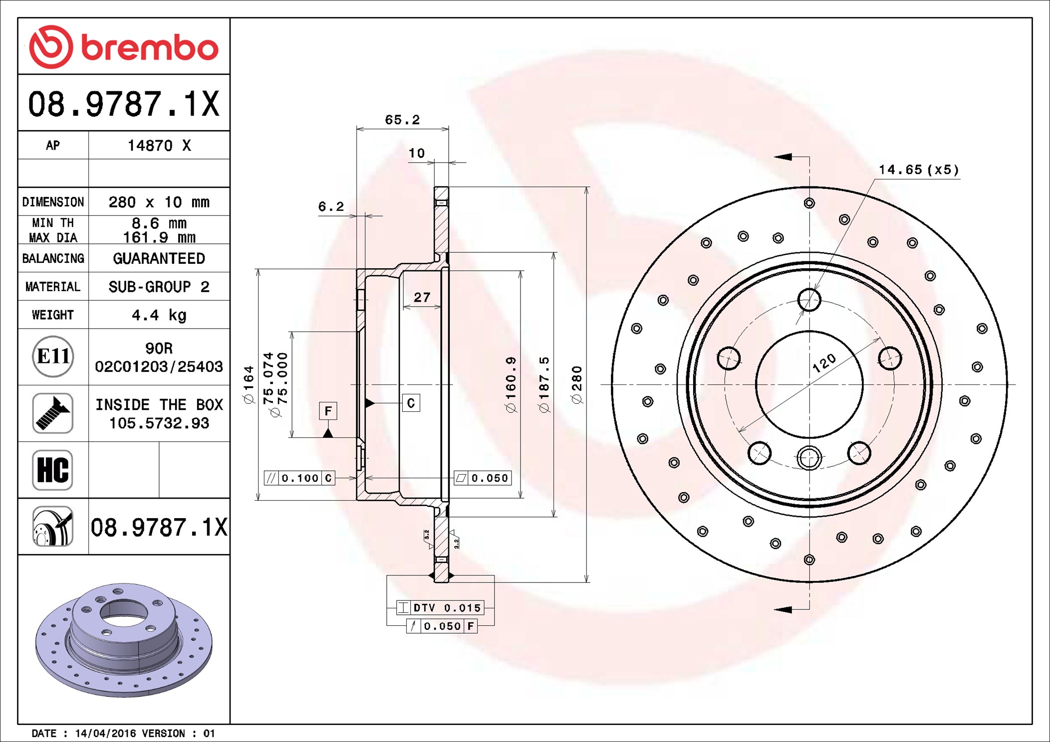 Brembo 08.9787.1X