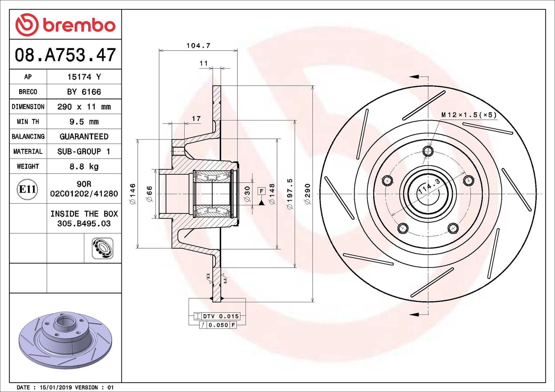 Brembo 08.A753.47