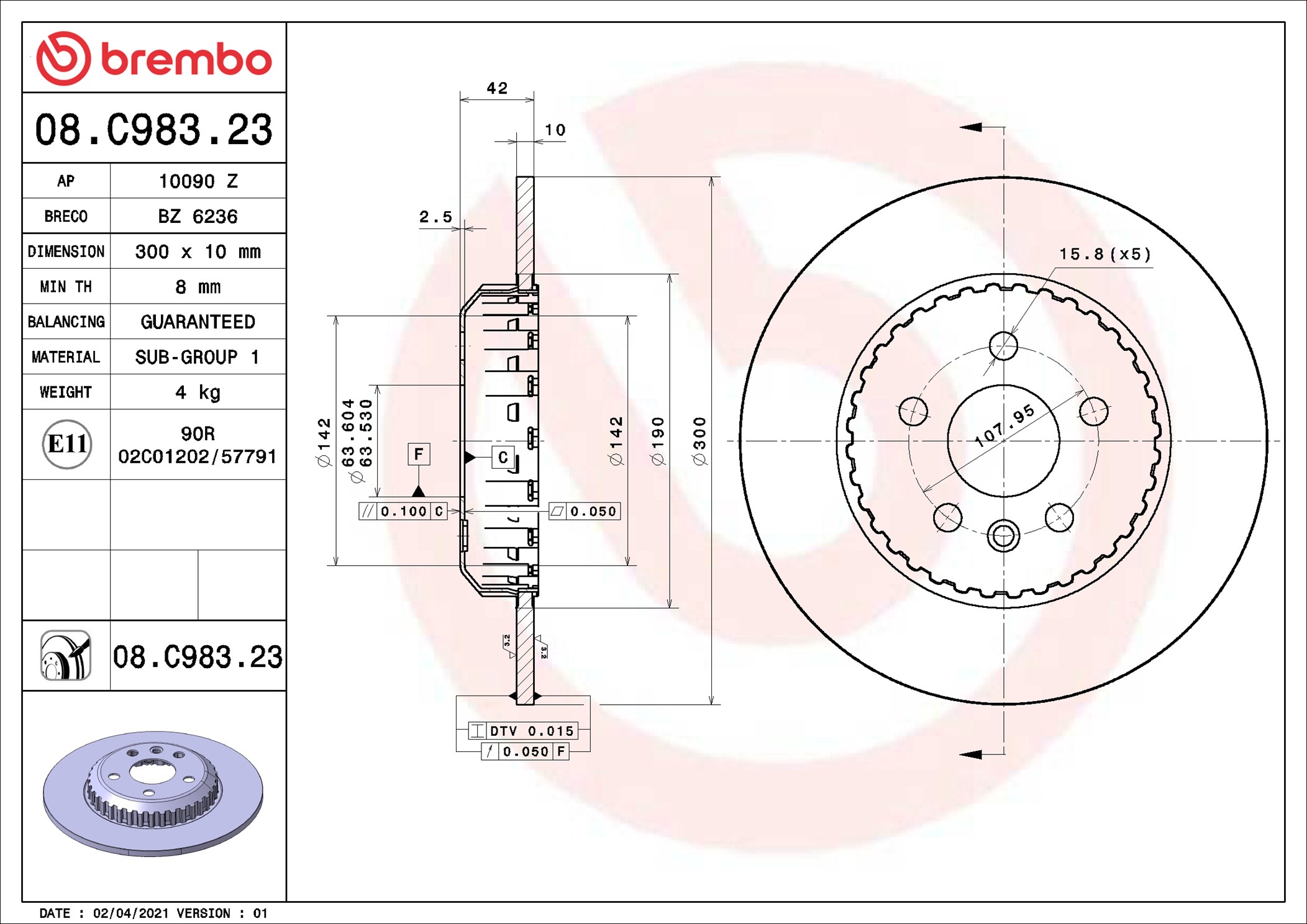 Brembo 08.C983.23