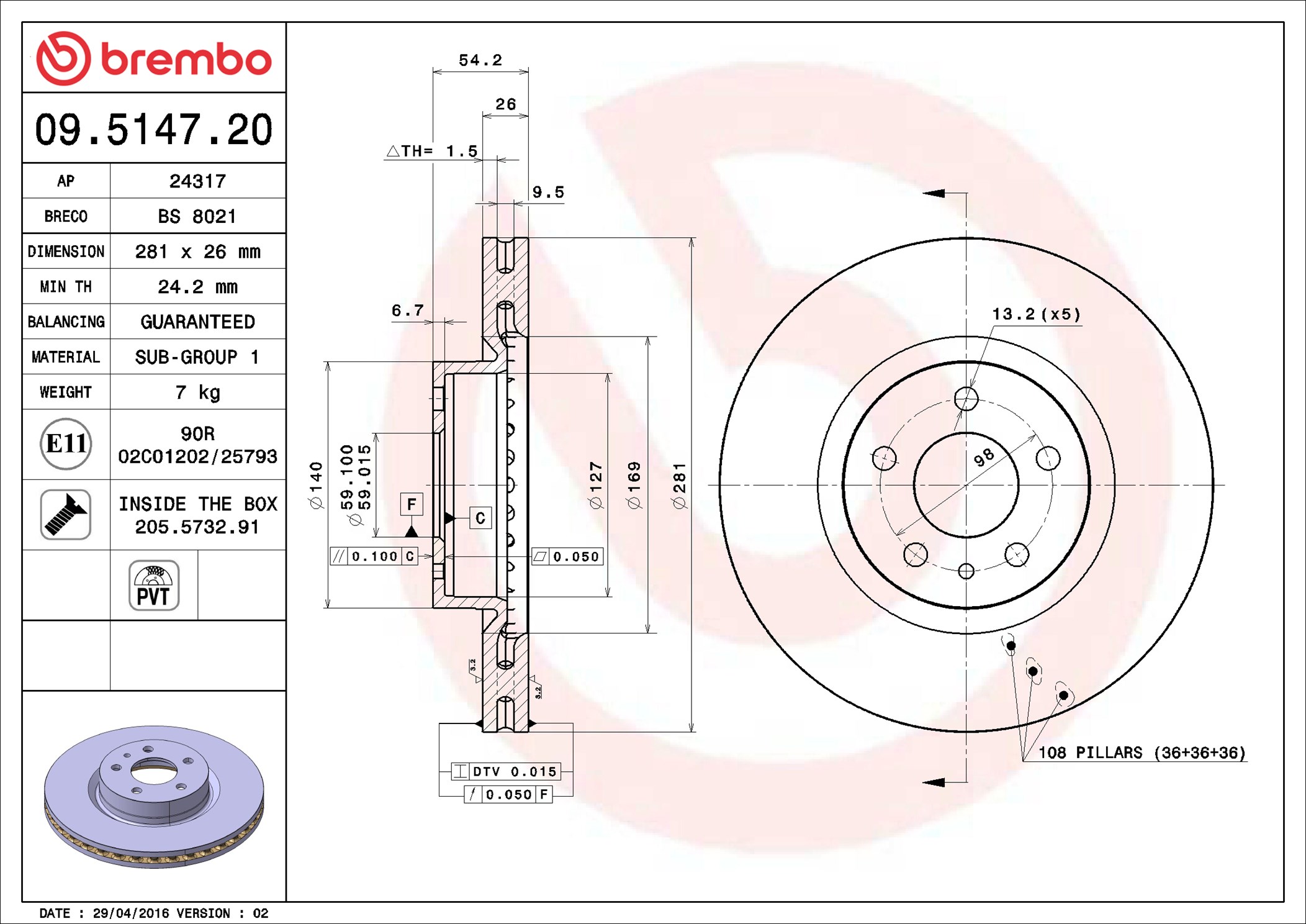 Brembo 09.5147.20