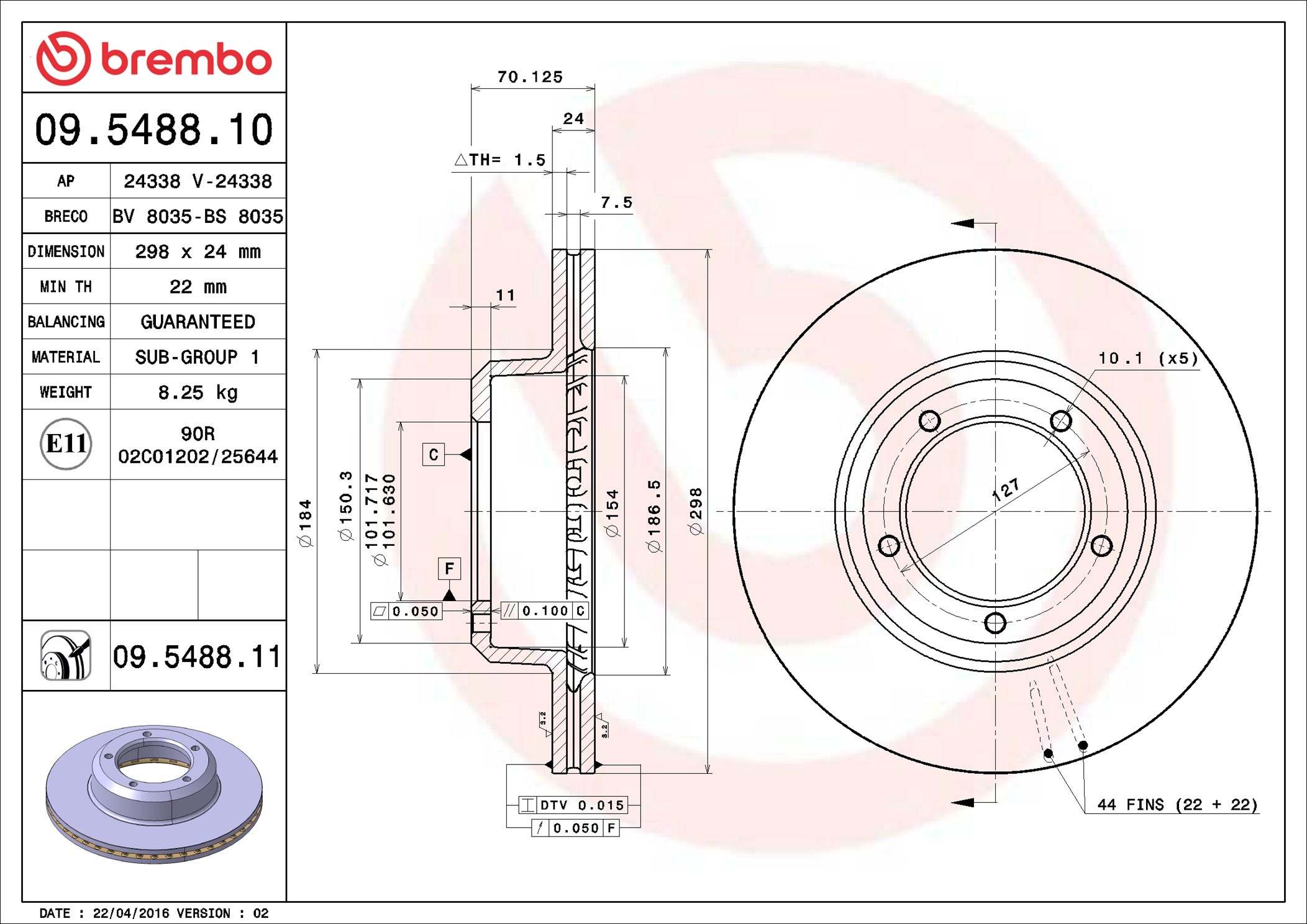 Brembo 09.5488.11