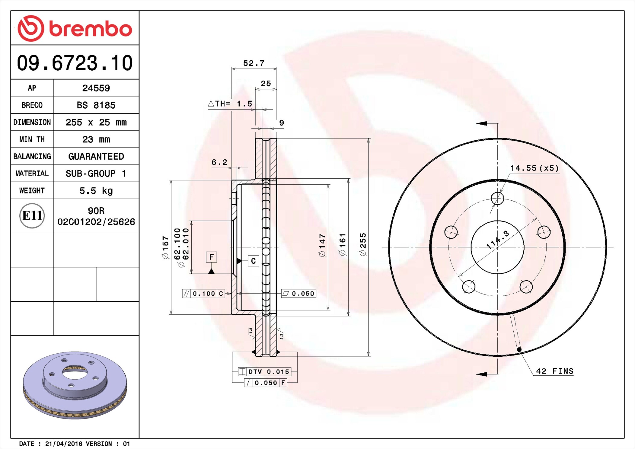 Brembo 09.6723.10