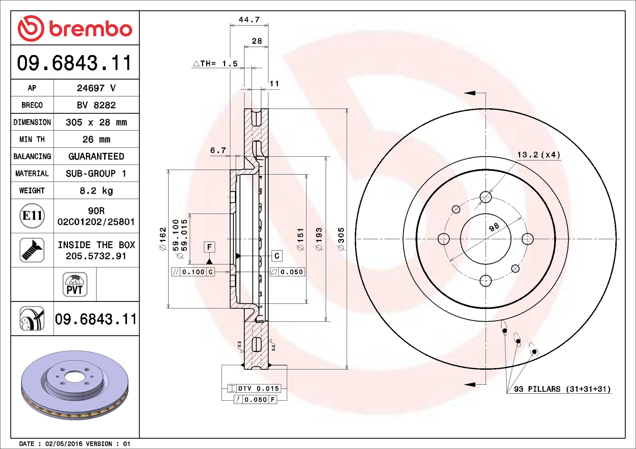 Brembo 09.6843.11