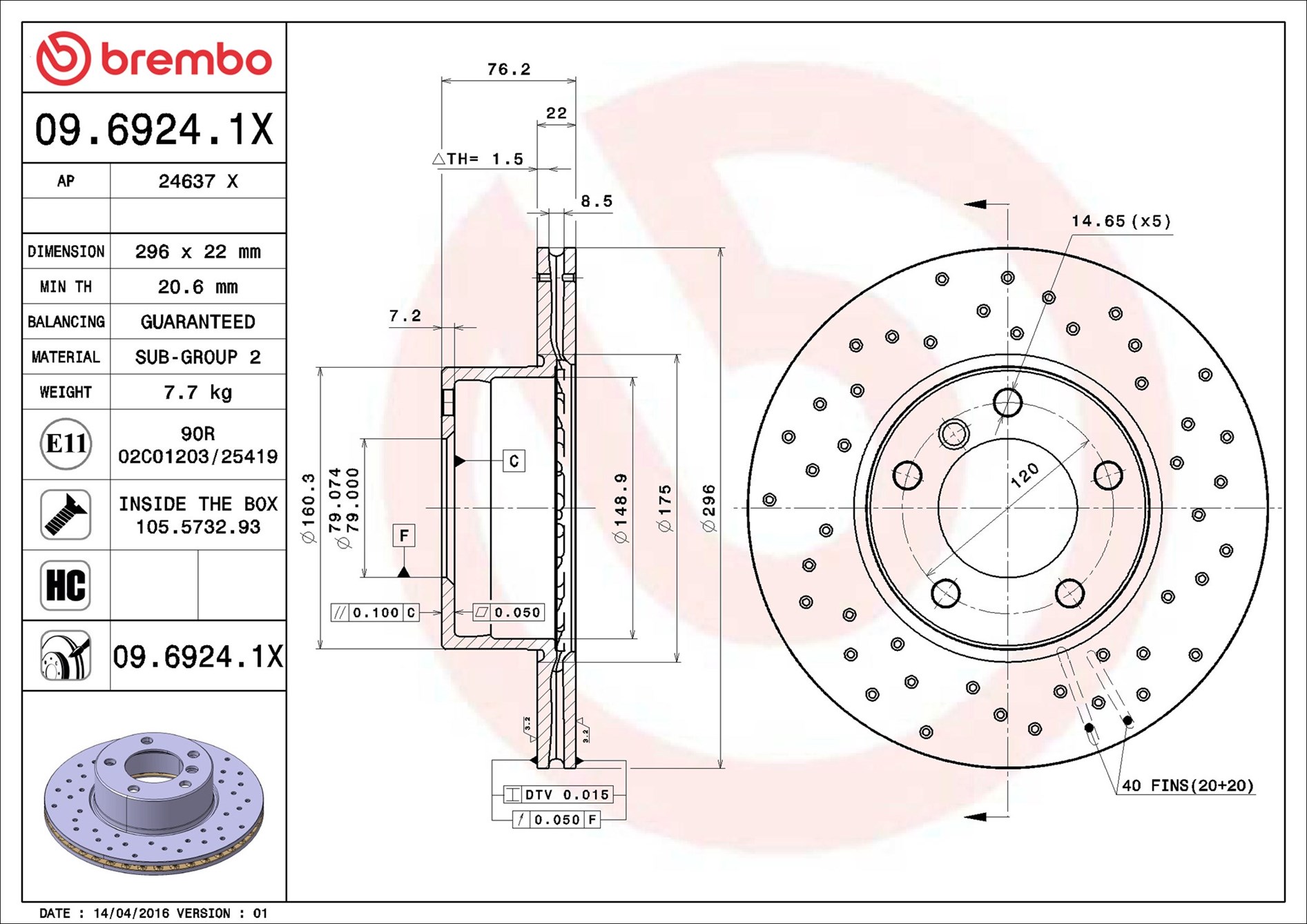 Brembo 09.6924.1X