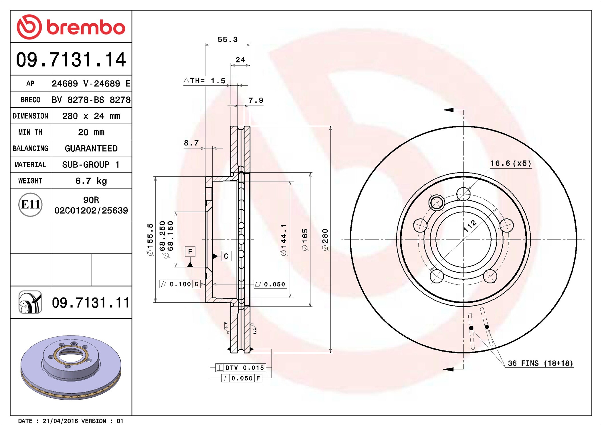 Brembo 09.7131.11