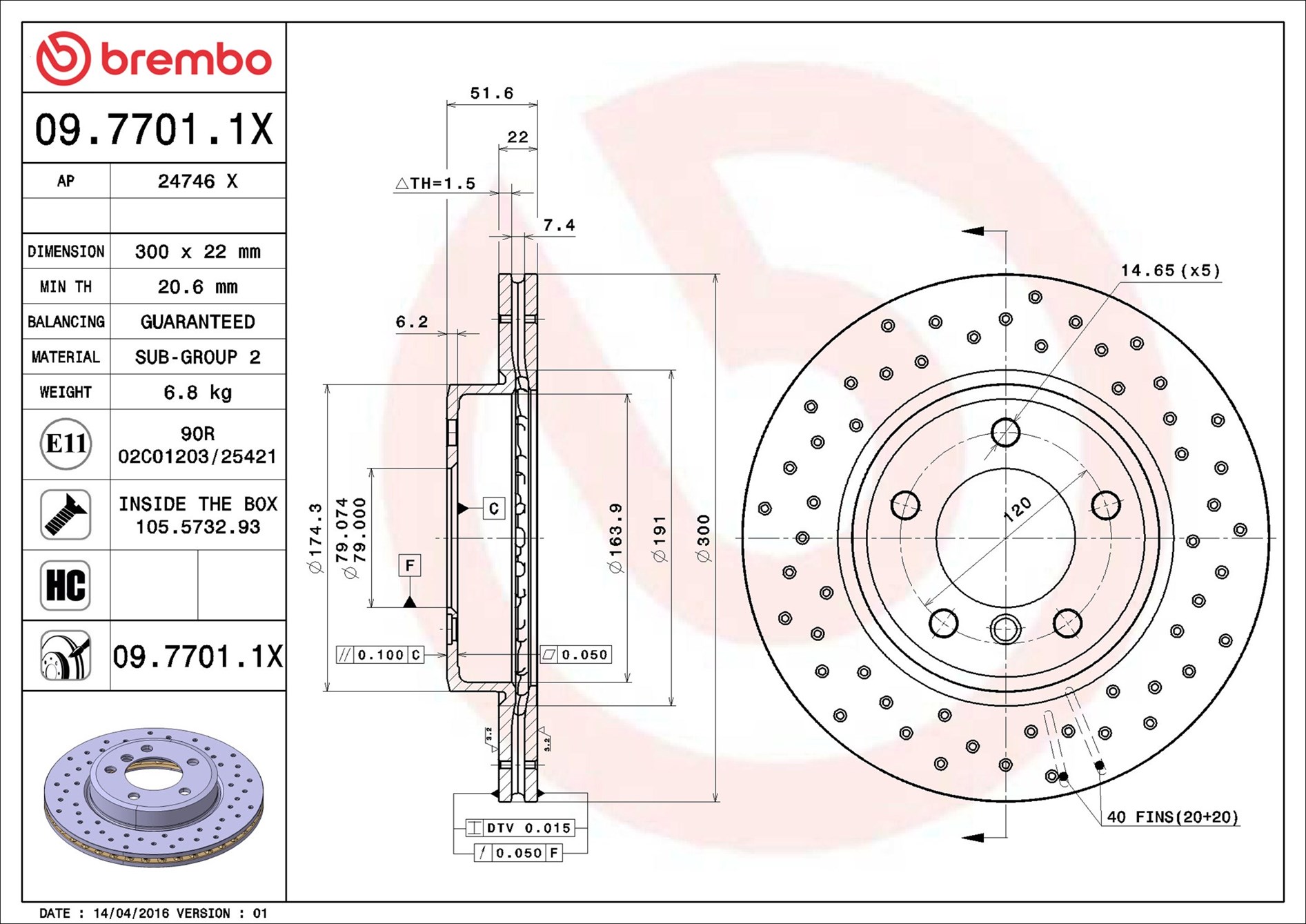 Brembo 09.7701.1X