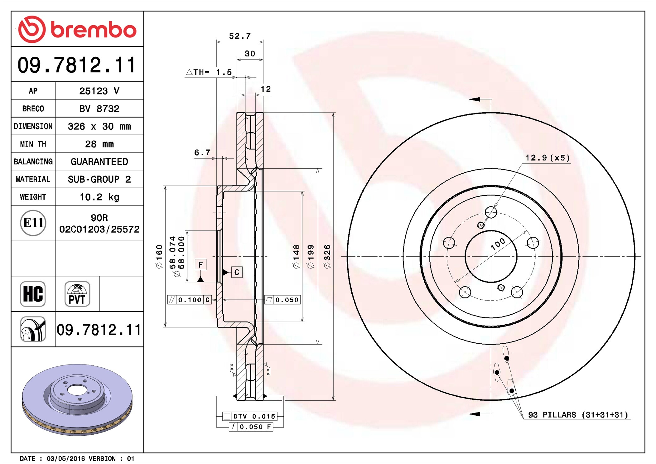 Brembo 09.7812.11