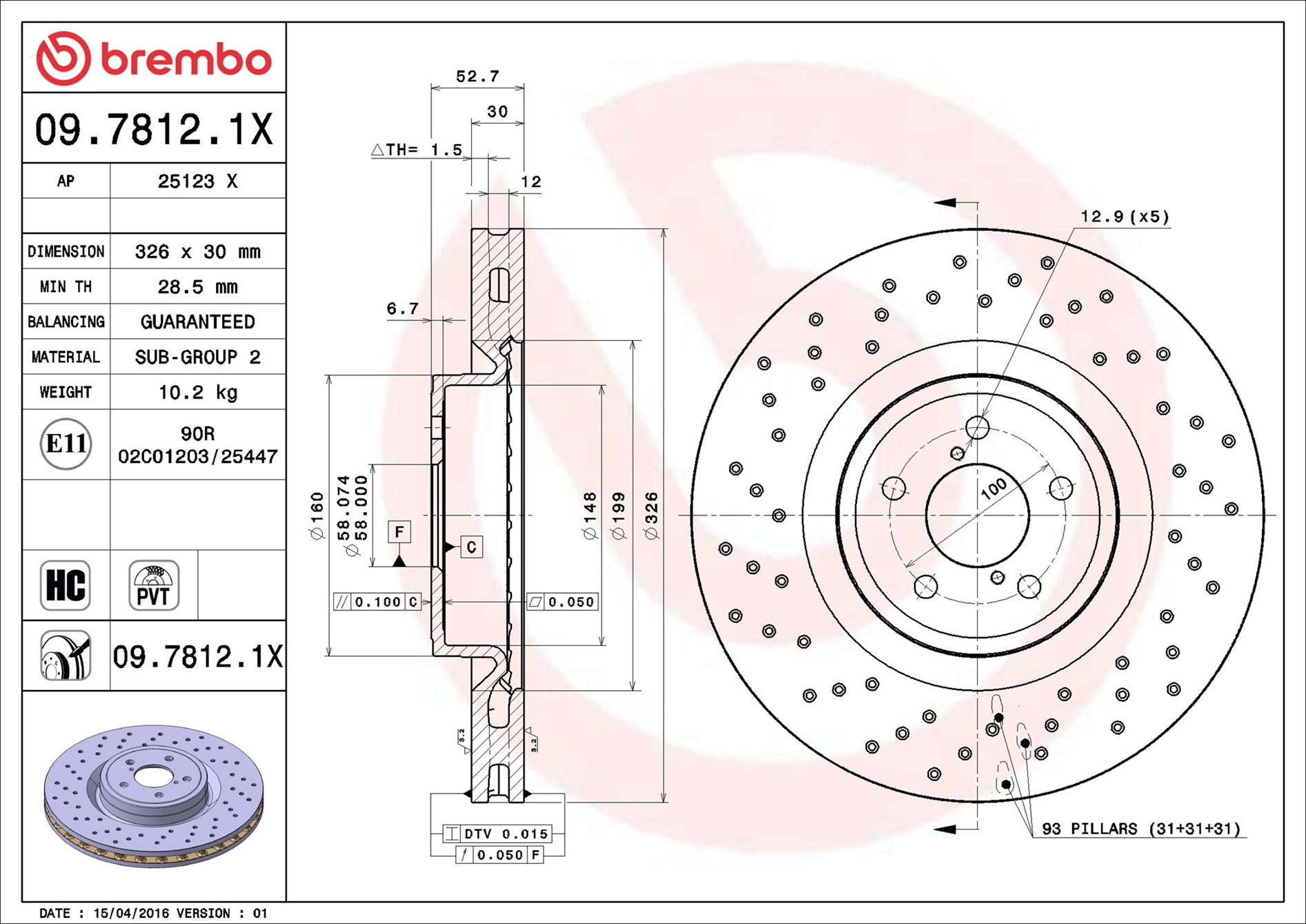 Brembo 09.7812.1X