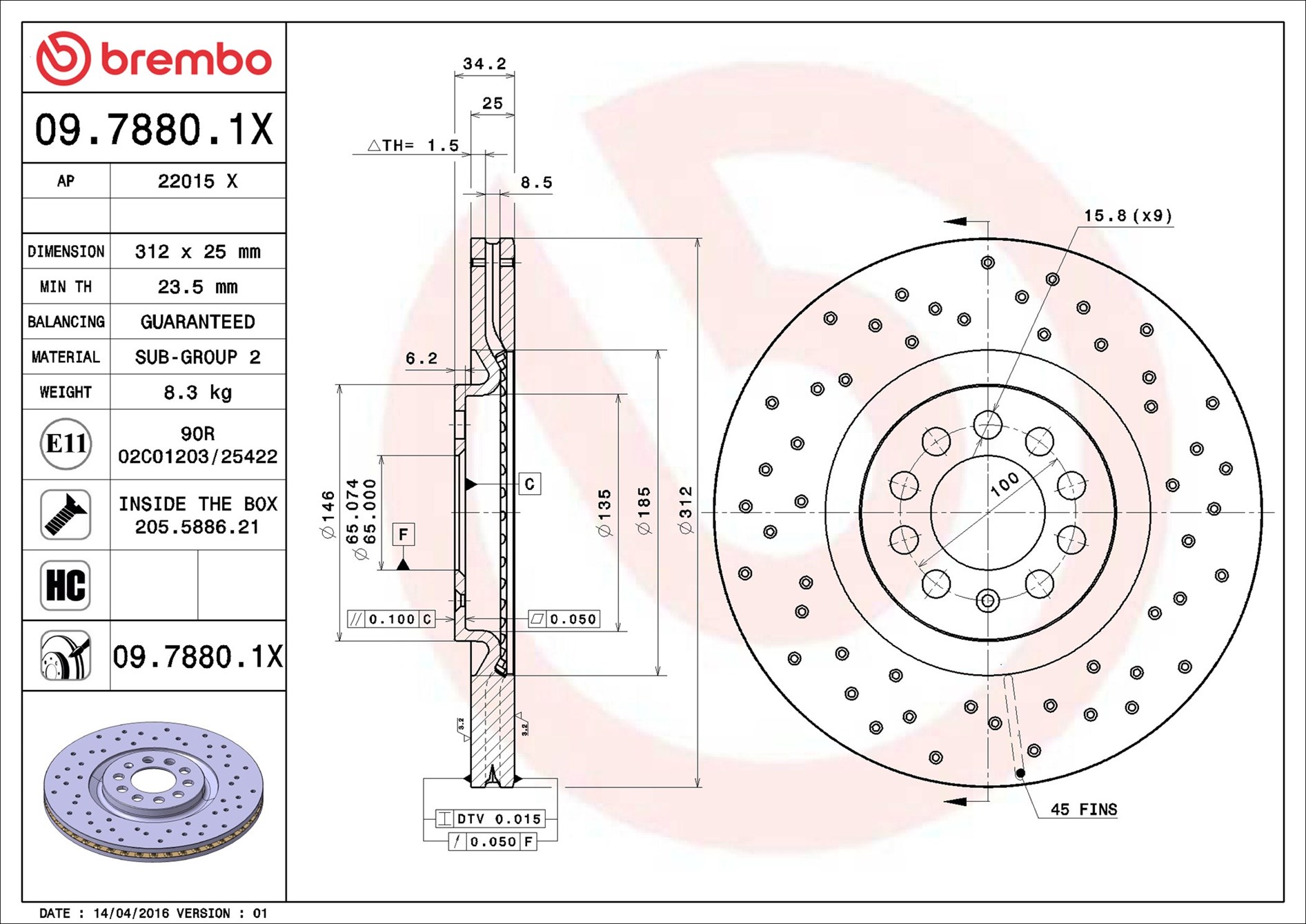 Brembo 09.7880.1X