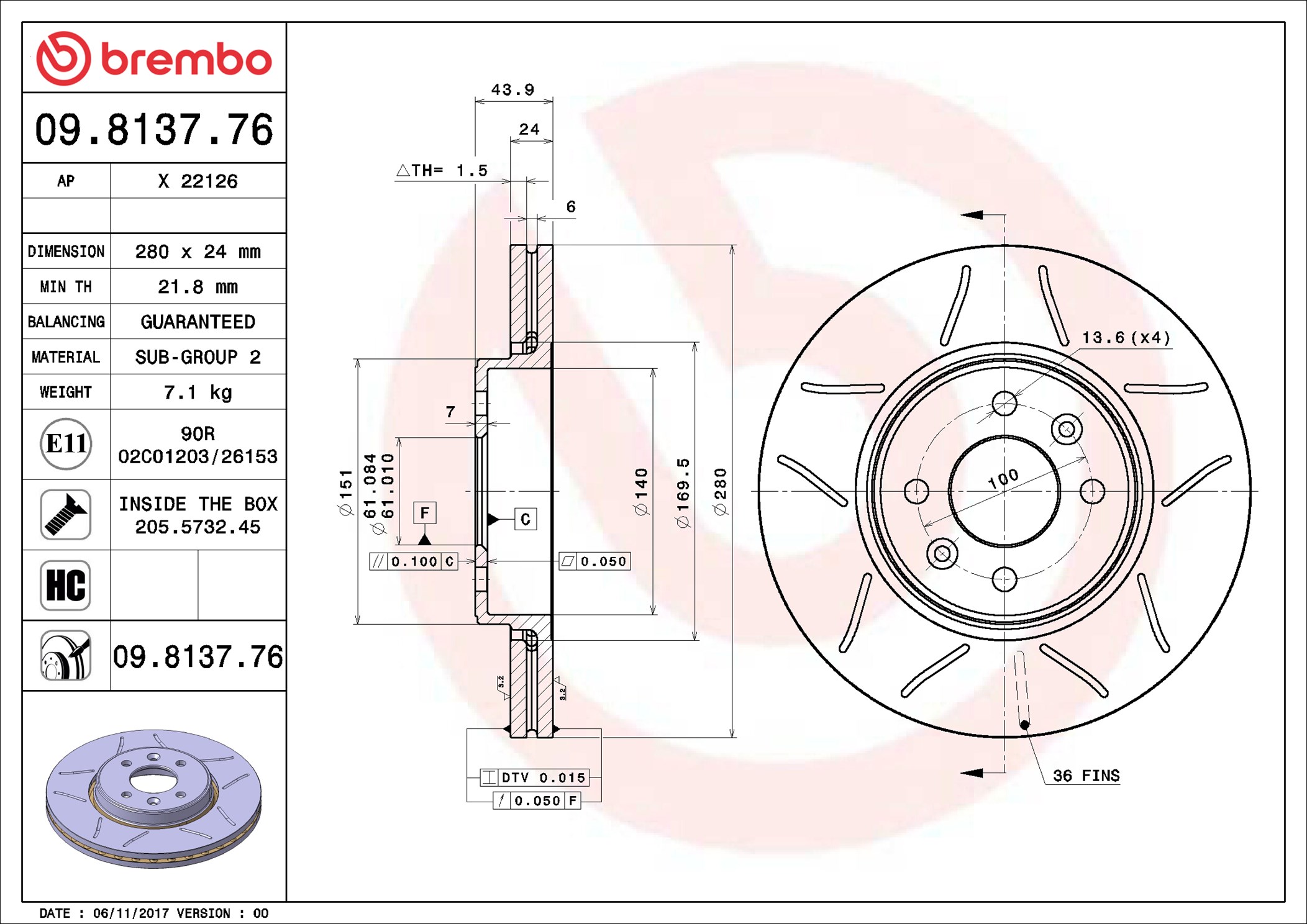 Brembo 09.8137.76