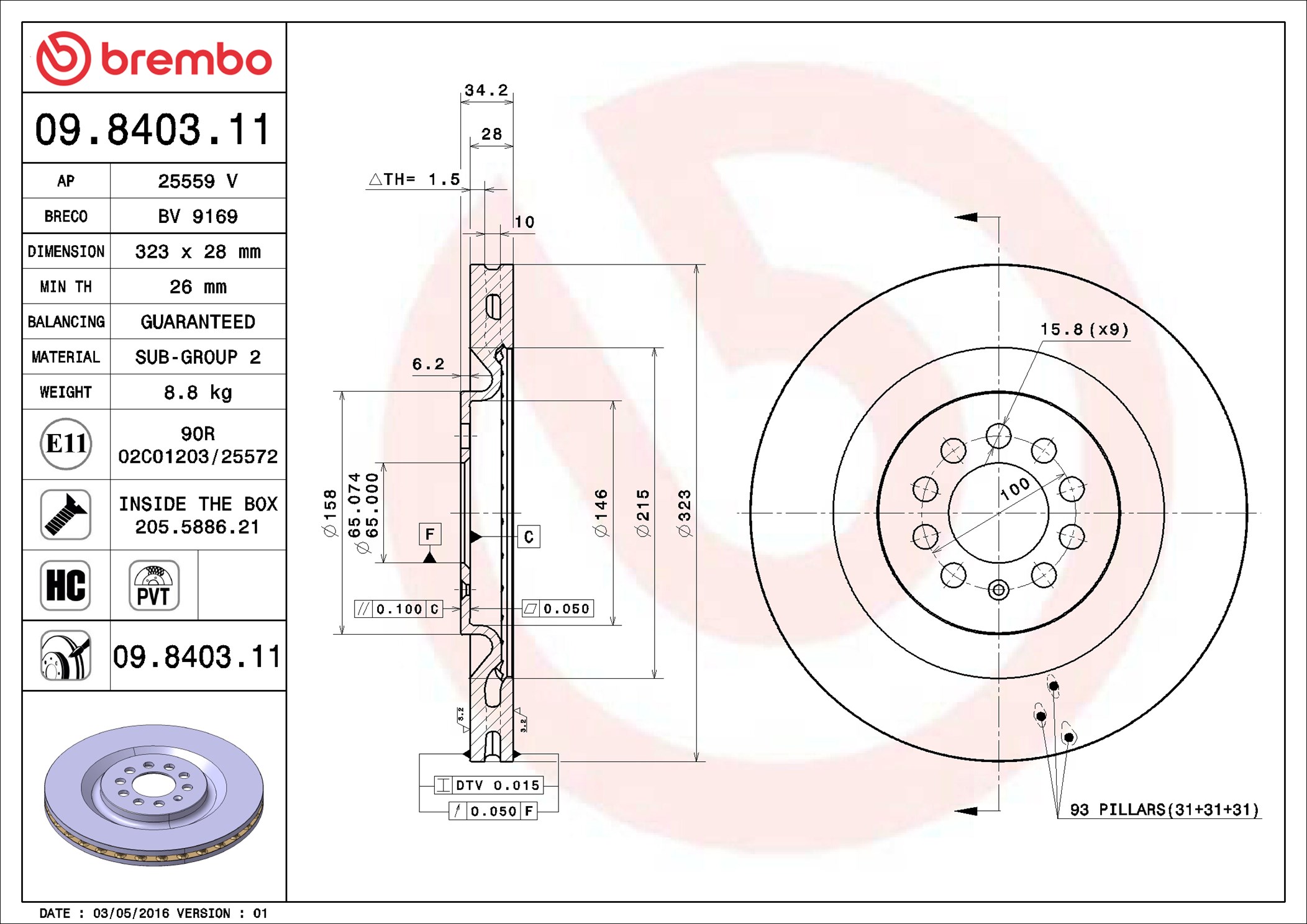 Brembo 09.8403.11