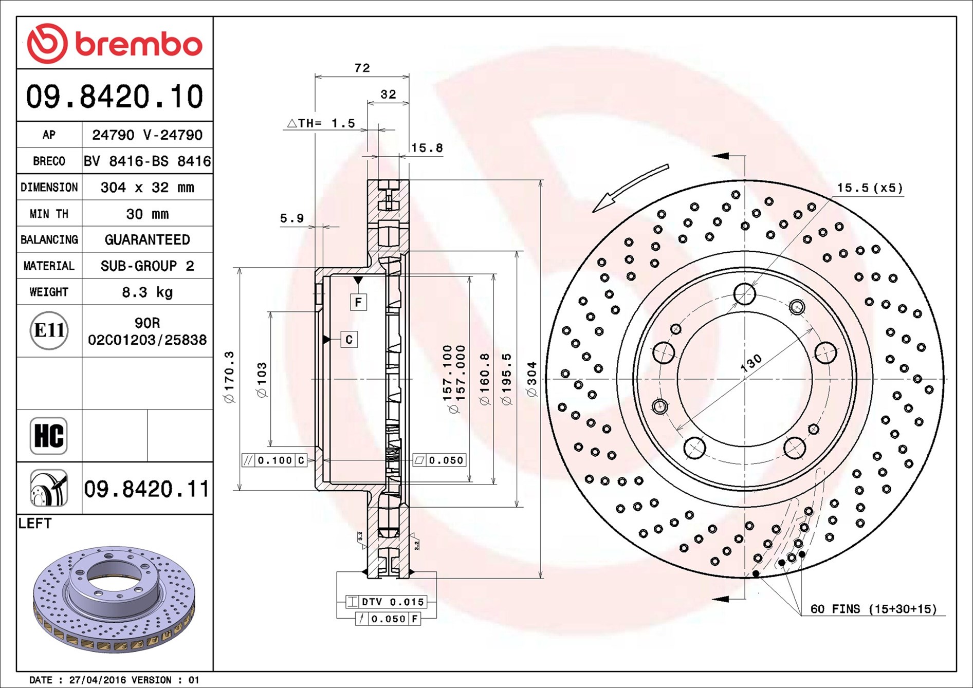 Brembo 09.8420.11